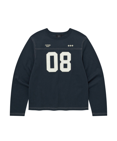 COVERNAT(カバーナット)の「ウィメンズナンバーロゴロングスリーブダークネイビー(Tシャツ/カットソー・レディース・その他・WS/WM)」の1枚目の写真
