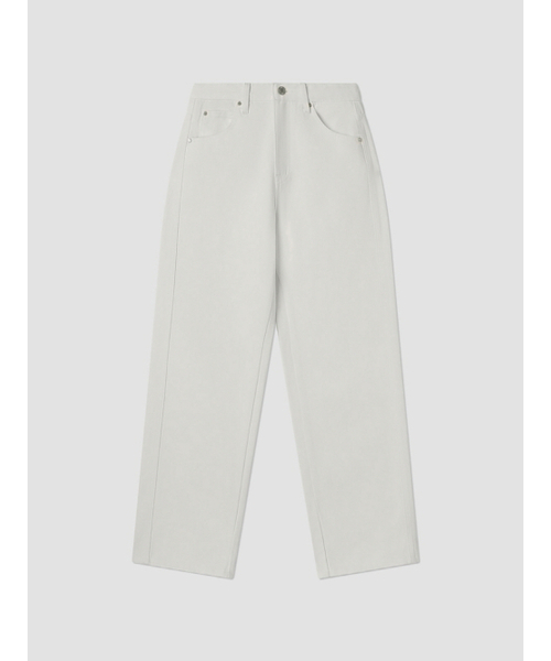 ANNEHEARTS（アンハーツ）の「Color Wide Denim Pants Ivory（デニムパンツ・レディース・その他・SMALL/MEDIUM/LARGE）」の3枚目の写真