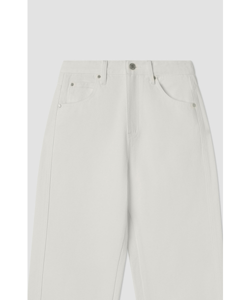 ANNEHEARTS（アンハーツ）の「Color Wide Denim Pants Ivory（デニムパンツ・レディース・その他・SMALL/MEDIUM/LARGE）」の5枚目の写真