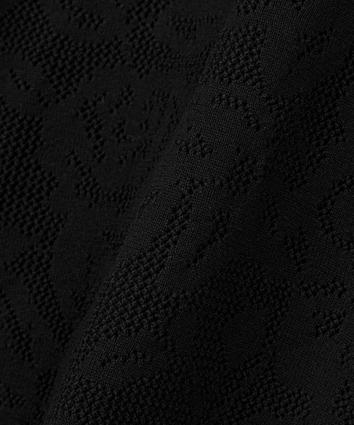 LAD MUSICIAN(ラッドミュージシャン)の「FLOWER MESH CREW NECK PULLOVER(ニット/セーター・メンズ・ホワイト/ブラック・FREE)」の3枚目の写真