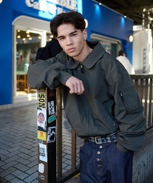 kutir（クティール）の「【8周年限定アイテム】MA-1 2WAY REVERSIBLE NYLON SHORT BLOUSON／2WAY リバーシブルナイロンショートブルゾン（ブルゾン）」