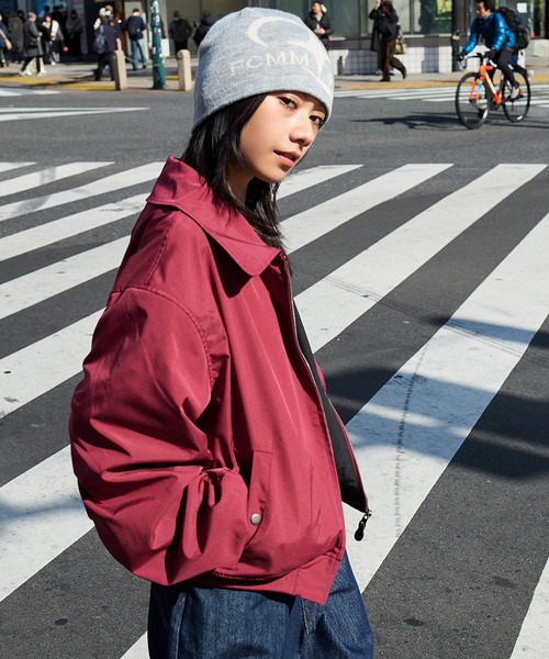 kutir(クティール)の「MA-1 2WAY REVERSIBLE NYLON SHORT BLOUSON/2WAY リバーシブルナイロンショートブルゾン(ブルゾン・メンズ・チャコールグレー/ボルドー/ネイビー/カーキ/ブラック・LARGE/MEDIUM/SMALL/X-LARGE)」の5枚目の写真