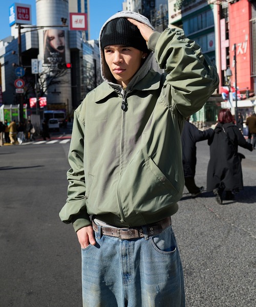 kutir(クティール)の「MA-1 2WAY REVERSIBLE NYLON SHORT BLOUSON/2WAY リバーシブルナイロンショートブルゾン(ブルゾン・メンズ・チャコールグレー/ボルドー/ネイビー/カーキ/ブラック・LARGE/MEDIUM/SMALL/X-LARGE)」の17枚目の写真