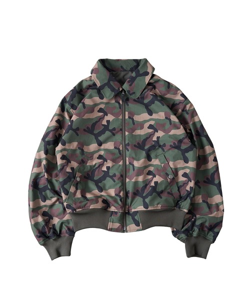 カモフラージュ ナイロンブルゾン　ma1 リバーシブル MA-1 2WAY REVERSIBLE NYLON SHORT BLOUSON／2WAY リバーシブル