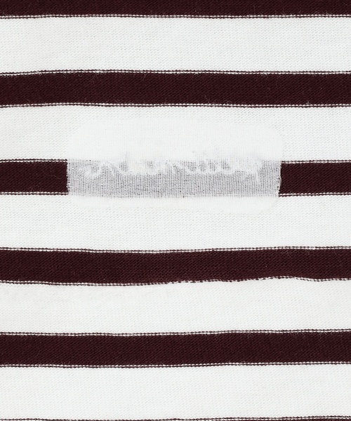 petit main（プティマイン）の「【リンク】ボーダーペプラム長袖Tシャツ（Tシャツ/カットソー・キッズ・ネイビー/ピンク/ブラウン・130cm/120cm/100cm/110cm/90cm/80ｃｍ）」の8枚目の写真