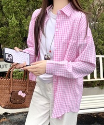 AMAJI（アマジ）の「ギンガムチェックシャツ（その他トップス）」