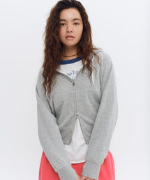 HELLO SUNRISE（ハローサンライズ）の「HS Sweat Zip-Up Hoodie (W)_Gray（パーカー）」