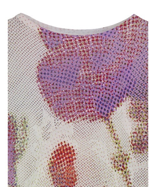 Ameri(アメリ)の「LOW RESOLUTION FLOWER KNIT TOP(ニット/セーター・レディース・ブラック/アイボリー/ブルー・FREE)」の20枚目の写真