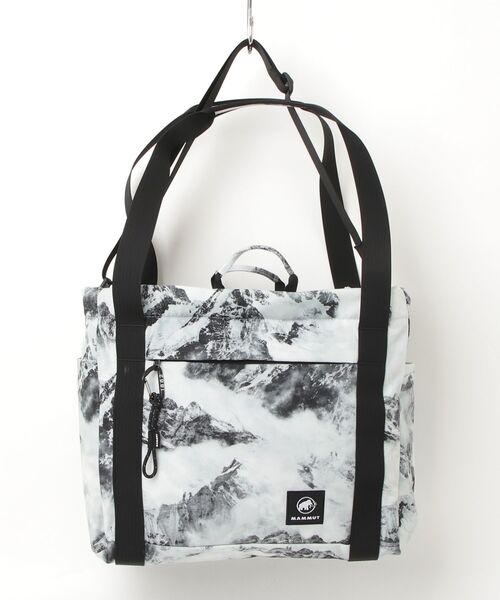 Mammut(マムート)の「エクセロン 2.0 トートバッグ ジャパンエクスクルーシブ ラージ オールオーバープリント / Xeron 2.0 Tote Bag JE Large AOP(トートバッグ・メンズ・ホワイト系その他・21L)」の1枚目の写真