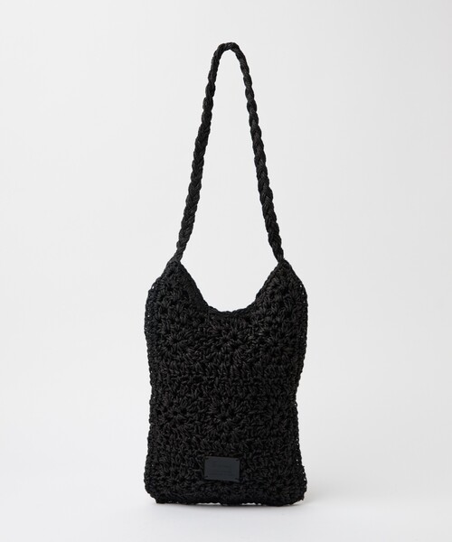 Rouge vif la cle(ルージュヴィフラクレ)の「【Swaraj /スワラージ】手編みペーパーラフィアBAG/トートバッグ/ハンドメイド【WEB限定】(トートバッグ・レディース・ブラック/ベージュ・フリー)」の17枚目の写真