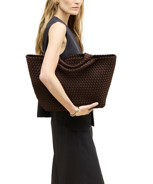 NAGHEDI（ナゲディ）の「【NAGHEDI（ナゲディ）】ST BARTHS medium TOTE(core)（トートバッグ・レディース・キャメル/ダークブラウン/ライトグレー・FREE）」の16枚目の写真