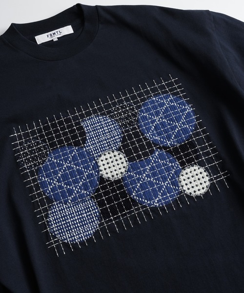 FDMTL（ファンダメンタル）の「FDMTL/ファンダメンタル/PATCHWORK TEE（Tシャツ/カットソー・メンズ・ホワイト/ネイビー・4/3/2）」の8枚目の写真