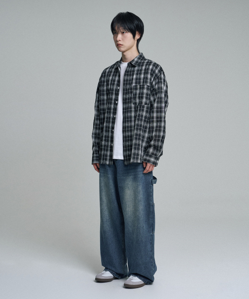 MOOVN(ムブン)の「ヴィンテージワイドカーペンターデニムパンツディープブルー(デニムパンツ・メンズ・その他・LARGE/MEDIUM/SMALL)」の7枚目の写真