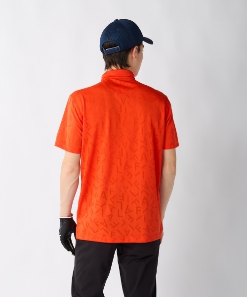 FILA GOLF(フィラゴルフ )の「【FILA GOLF:フィラゴルフ】半袖ロゴジャカードシャツ ゴルフ(シャツ/ブラウス・メンズ・ブラック/ホワイト/ネイビー/オレンジ・LARGE/XX-LARGE/X-LARGE/MEDIUM)」の17枚目の写真