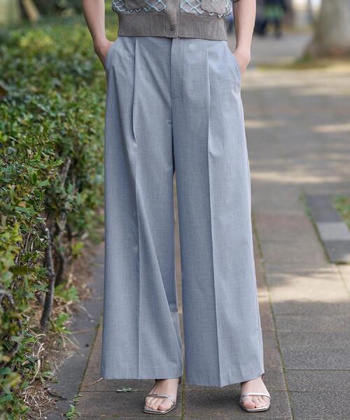 DRESSTERIOR(ドレステリア)の「【セットアップ可/ウォッシャブル】ストライプ2WAYストレッチ サイドラインパンツ(その他パンツ・レディース・ベージュ系2/グレー系2・34/40/38/36)」の5枚目の写真