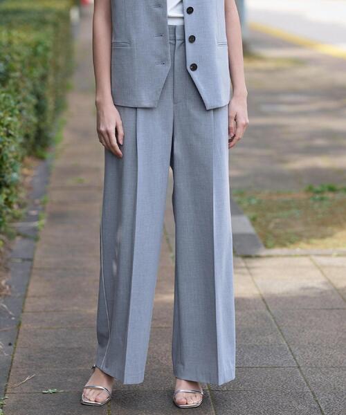 DRESSTERIOR(ドレステリア)の「【セットアップ可/ウォッシャブル】ストライプ2WAYストレッチ サイドラインパンツ(その他パンツ・レディース・ベージュ系2/グレー系2・34/40/38/36)」の7枚目の写真