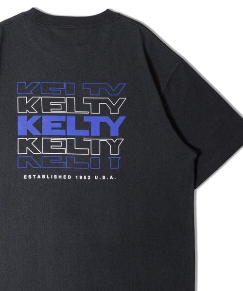 KELTY（ケルティ）の「KELTY BACK TYPO LOGO S/S T-SHIRT（Tシャツ/カットソー・メンズ・ホワイト/ブラック・L）」の2枚目の写真