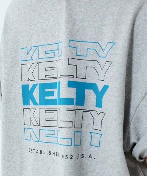 KELTY(ケルティ)の「KELTY BACK TYPO LOGO S/S T-SHIRT(Tシャツ/カットソー・メンズ・ホワイト/ブラック/グレー・L/XL/M)」の13枚目の写真