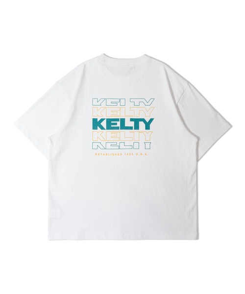 KELTY(ケルティ)の「KELTY BACK TYPO LOGO S/S T-SHIRT(Tシャツ/カットソー・メンズ・ホワイト/ブラック/グレー・L/XL/M)」の15枚目の写真