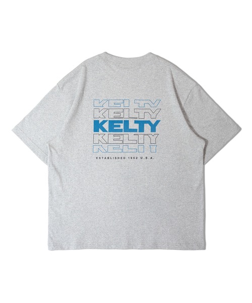 KELTY(ケルティ)の「KELTY BACK TYPO LOGO S/S T-SHIRT(Tシャツ/カットソー・メンズ・ホワイト/ブラック/グレー・L/XL/M)」の19枚目の写真