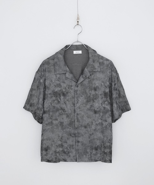 SOCCE（ソーシー）の「アブストラクトオープンカラーシャツ（シャツ/ブラウス・メンズ・ワイン/ブラック/ブルー・M/S/XL/L）」の22枚目の写真