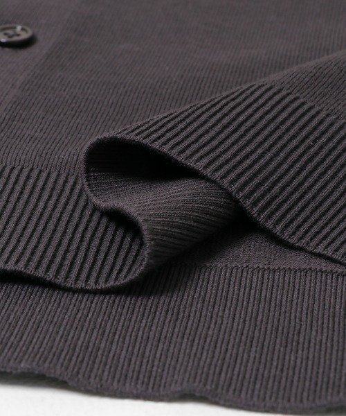 URBAN RESEARCH Sonny Label(アーバンリサーチサニーレーベル)の「強撚コットンニットカーディガン(カーディガン/ボレロ・メンズ・レッド/グレー/チャコールグレー・LARGE/MEDIUM)」の9枚目の写真