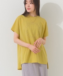 OMNES | 接触冷感 ロゴフレンチスリーブ半袖Tシャツ(Tシャツ/カットソー)