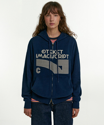 TEKET（テケット）の「Litmemo Zip-Up Hoodie Navy（パーカー）」