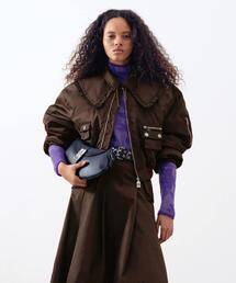 GANNI | GANNI　DUCHESSE NYLON BOMBER JACKET(ダウンジャケット/コート)