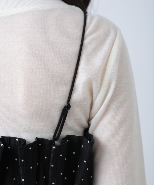 FREE'S MART（フリーズマート）の「◆シャイニーキャミソールビスチェ（シャツ/ブラウス・レディース・ホワイト/ブルー/ブラック系その他/ブラック・FREE）」の10枚目の写真