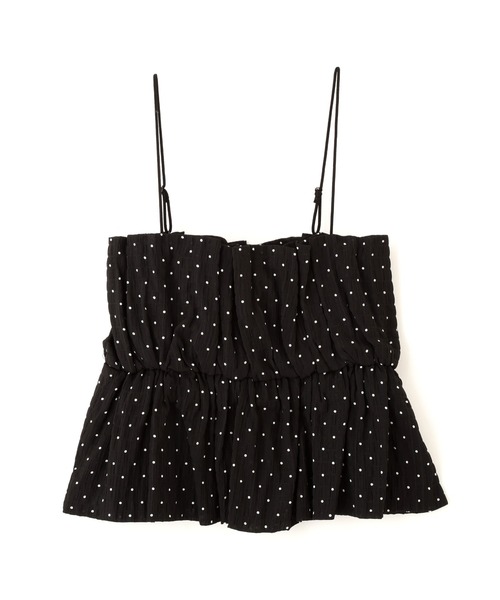 FREE'S MART（フリーズマート）の「◆シャイニーキャミソールビスチェ（シャツ/ブラウス・レディース・ホワイト/ブルー/ブラック系その他/ブラック・FREE）」の11枚目の写真