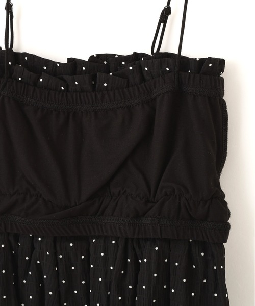 FREE'S MART（フリーズマート）の「◆シャイニーキャミソールビスチェ（シャツ/ブラウス・レディース・ホワイト/ブルー/ブラック系その他/ブラック・FREE）」の12枚目の写真