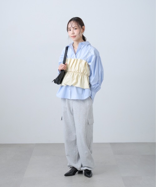 FREE'S MART（フリーズマート）の「◆シャイニーキャミソールビスチェ（シャツ/ブラウス・レディース・ホワイト/ブルー/ブラック系その他/ブラック・FREE）」の16枚目の写真