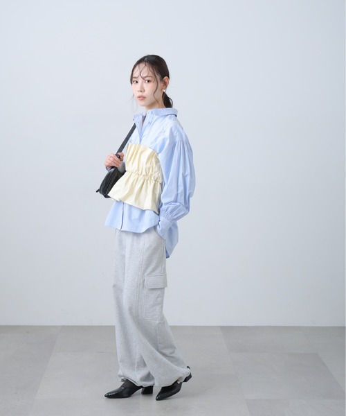 FREE'S MART（フリーズマート）の「◆シャイニーキャミソールビスチェ（シャツ/ブラウス・レディース・ホワイト/ブルー/ブラック系その他/ブラック・FREE）」の18枚目の写真