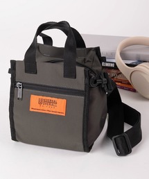 make a ray!（メイク ア レイ！）の「【94】【UNIVERSAL OVERALL/ユニバーサルオーバーオール】ワンポイントロゴ刺繍 スクウェア ミニショルダーバック/ハンドバック/5L（ショルダーバッグ）」