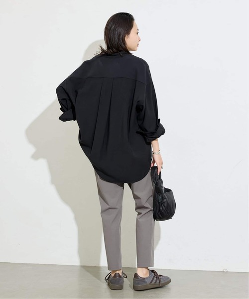 JOURNAL STANDARD（ジャーナルスタンダード）の「《追加》【撥水/接触冷感/洗える/UV】リネンナイロンストレッチテーパードパンツ（その他パンツ・レディース・グレー/ブラック/ベージュ系その他・36/40/38）」の12枚目の写真