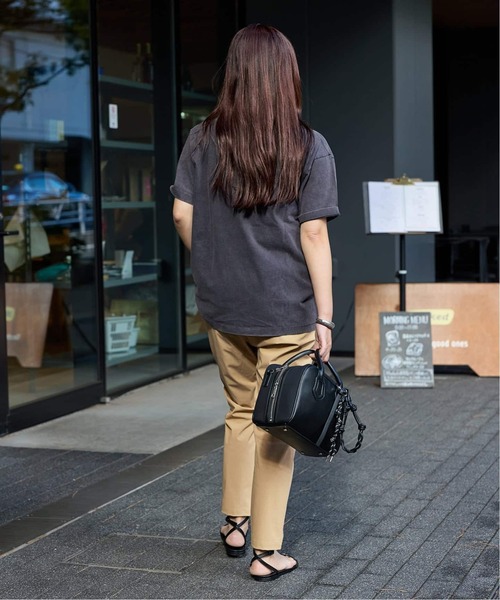 JOURNAL STANDARD（ジャーナルスタンダード）の「《追加》【撥水/接触冷感/洗える/UV】リネンナイロンストレッチテーパードパンツ（その他パンツ・レディース・グレー/ブラック/ベージュ系その他・36/40/38）」の18枚目の写真