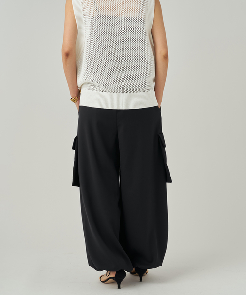 VERMEIL par iena（ヴェルメイユパーイエナ）の「Utility イージーパンツ（その他パンツ・レディース・ブラック/ブラウン・38/36）」の8枚目の写真