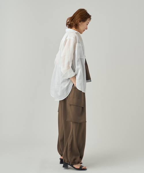 VERMEIL par iena（ヴェルメイユパーイエナ）の「Utility イージーパンツ（その他パンツ・レディース・ブラック/ブラウン・38/36）」の22枚目の写真