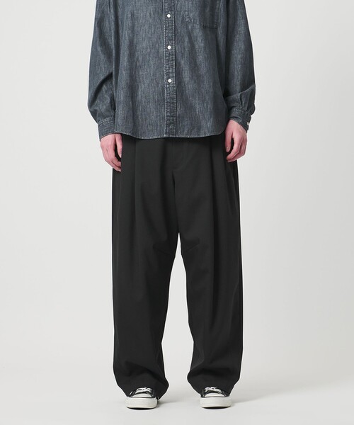 UNITED ARROWS & SONS（ユナイテッドアローズアンドサンズ）の「＜UNITED ARROWS & SONS＞ W/TRO 2P WD SLD SLACKS/スラックス（スラックス・メンズ・ブラック・S/L/M/XL）」の3枚目の写真