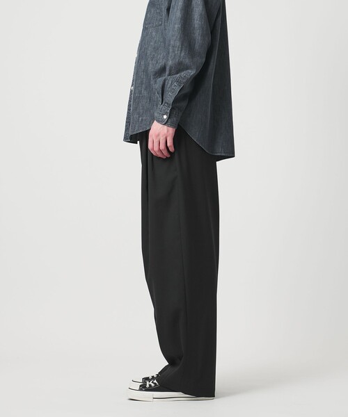 UNITED ARROWS & SONS（ユナイテッドアローズアンドサンズ）の「＜UNITED ARROWS & SONS＞ W/TRO 2P WD SLD SLACKS/スラックス（スラックス・メンズ・ブラック・S/L/M/XL）」の4枚目の写真