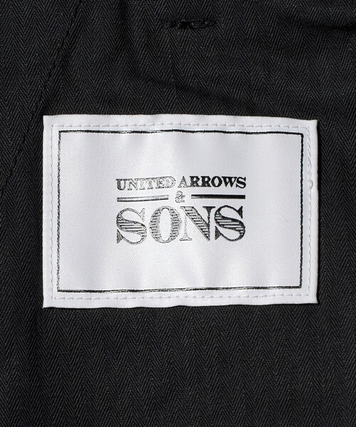 UNITED ARROWS & SONS（ユナイテッドアローズアンドサンズ）の「＜UNITED ARROWS & SONS＞ W/TRO 2P WD SLD SLACKS/スラックス（スラックス・メンズ・ブラック・S/L/M/XL）」の15枚目の写真