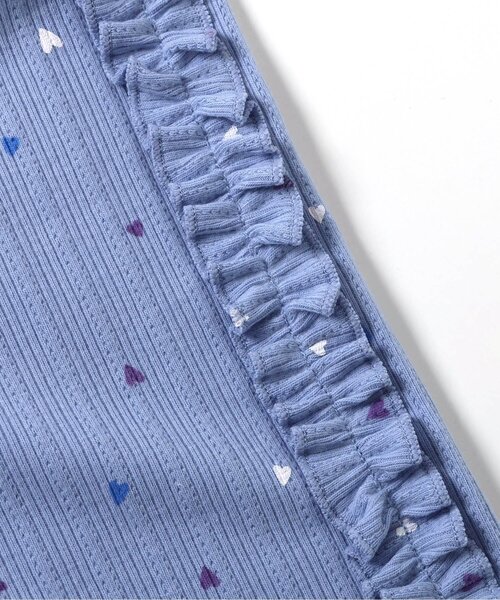 apres les cours（アプレレクール）の「ひんやりサイドフリルショートレギンス（レギンス/スパッツ・キッズ・ブラック/サックスブルー・80/90/100/110/120/130）」の7枚目の写真