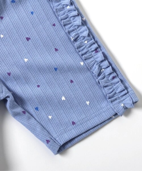 apres les cours（アプレレクール）の「ひんやりサイドフリルショートレギンス（レギンス/スパッツ・キッズ・ブラック/サックスブルー・80/90/100/110/120/130）」の6枚目の写真