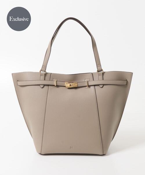 URBAN RESEARCH ROSSO WOMEN（アーバンリサーチ　ロッソ）の「『一部別注カラー』&MyuQ　AGLAIA（トートバッグ・レディース・ブラック/ベージュ/キャメル・-）」の2枚目の写真