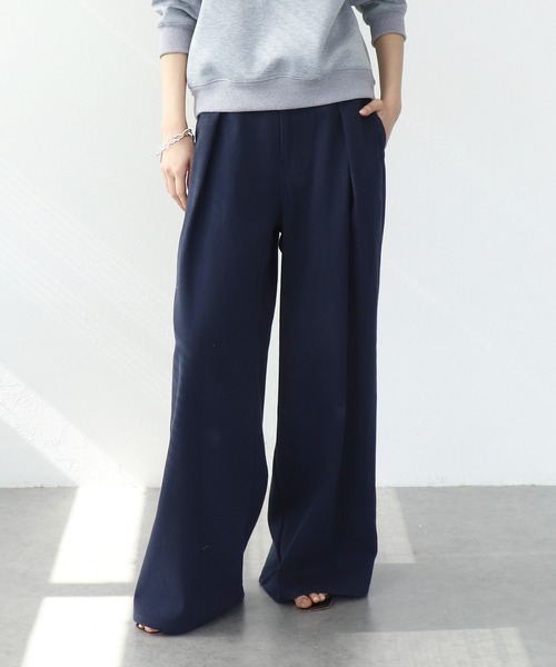 Jines（ジネス）の「エアーバイオウォッシュワイドパンツ（デニムパンツ・レディース・ホワイト/インディゴブルー/グレイッシュベージュ・38）」の3枚目の写真