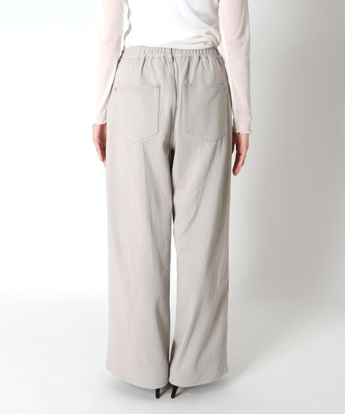 Jines（ジネス）の「エアーバイオウォッシュワイドパンツ（デニムパンツ・レディース・ホワイト/インディゴブルー/グレイッシュベージュ・38）」の21枚目の写真