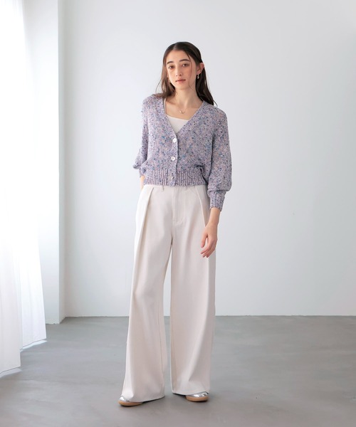 Jines（ジネス）の「エアーバイオウォッシュワイドパンツ（デニムパンツ・レディース・ホワイト/インディゴブルー/グレイッシュベージュ・38）」の4枚目の写真