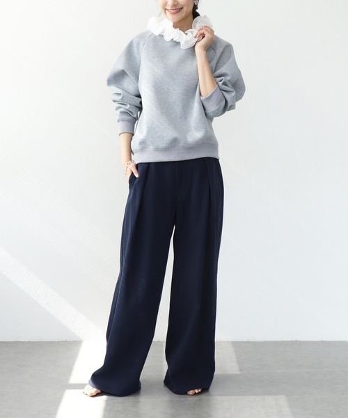 Jines（ジネス）の「エアーバイオウォッシュワイドパンツ（デニムパンツ・レディース・ホワイト/インディゴブルー/グレイッシュベージュ・38）」の15枚目の写真