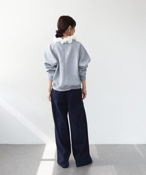 Jines（ジネス）の「エアーバイオウォッシュワイドパンツ（デニムパンツ・レディース・ホワイト/インディゴブルー/グレイッシュベージュ・38）」の17枚目の写真